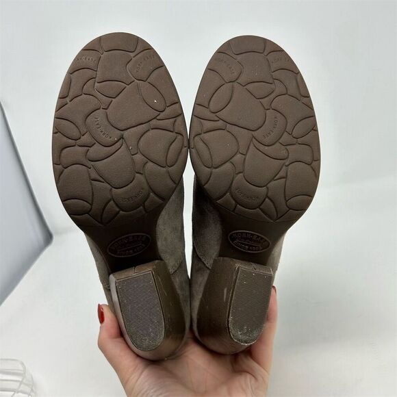 Kork-Ease Castaneda Women's Light Brown Gray Ankle Booties Size 8 Zip Closure - Picture 10 of 14